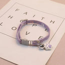 ふんわり足あとチャーム首輪