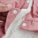 もこもこコーデュロイコート